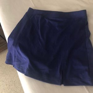 Royal blue adidas golf skirt